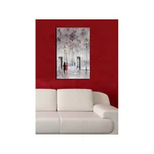 Aberto Design Dekorativno Platno Wall Clock YYCS-1