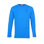 U.S. POLO ASSN. Majica neonsko modra