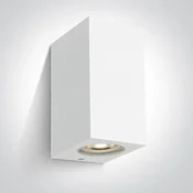 ZIDNA SVJETILJKA 2xGU10/max.2x6W/ABS+PC/IP65 BIJELA