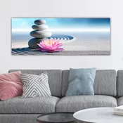 Wallity Dekorativna slika na platnu, 30x80cm, Šarena