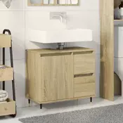 Vidaxl vidaXL Omarica za umivalnik, hrast sonoma, 65x33x60 cm