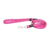 MATIS Vodilica za psa Dogy Paws - 2,5 cm/120 cm / Ružicasta
