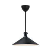 Nordlux - Viseča svetilka na vrvici DORINA 1xE27/60W/230V črna