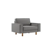 ATELIER DEL SOFA 1-Seat Sofa - fotelja Sparrow Loveseat Obsidian Walnut