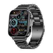 Pametna ura COLMi P80 z Bluetooth klicanjem, 1.83 zaslon, 100 Plus športnih načinov, kovinski pas - črna