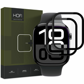 ZAŠČITNO STEKLO HOFI HYBRID PRO+ 2-PACK APPLE WATCH 10 (46 MM) BLACK