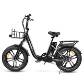Samebike SAMEBIKE C05 Pro Step-through zložljivo e-kolo, 500 W 36 V 13 Ah, debela pnevmatika, črna, (21960422)
