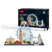 Cubic fun Slagalica Led London Cityline L532H, 107 Dela