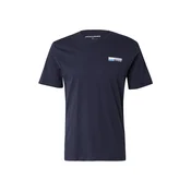 JACK & JONES Majica nočno modra/svetlo modra/bela