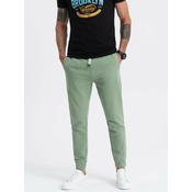 Ombre Clothing Spodnji del trenirke Zelena