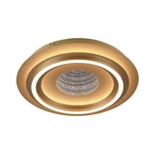 JUST LIGHT. GmbH LED-stropna svetilka Cichio, mat zlata, železo, 3.000 K - Dnevna soba / jedilnica - Sodobni - zlato - Kovina