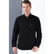 G985 DEWBERRY MENS SHIRT-BLACK