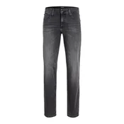 JACK & JONES Kavbojke JJIClark JJOriginal črn denim