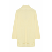 Trendyol Light Yellow Turtleneck Knitwear Sweater
