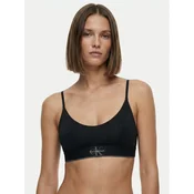 Calvin Klein Jeans  UNLINED BRALETTE  Črna