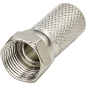 TRU COMPONENTS TRU COMPONENTS TC-9556800 F-konektor Priključki: F-vtič Premer kabla: 7 mm 1 kos, (20434784)