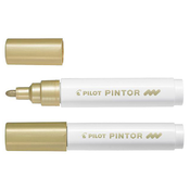 Permanentni marker Pilot Pintor - Zlatni metalik