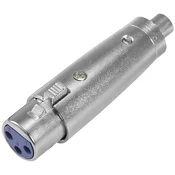 Omnitronic Omnitronic 30226564 XLR adapter [1x ženski cinch konektor - 1x XLR vtičnica 3-polna], (20428053)