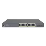 EnGenius ECS1528P mrežno stikalo Upravljano L2+ Gigabit Ethernet (10/100/1000) Power over Ethernet (PoE) Siva