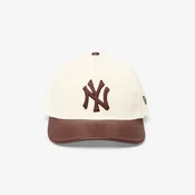 Čepica New Era 9FORTY M-Crown A-Frame MLB Fabric Mix New York Yankees Beige/ Brown Universal
