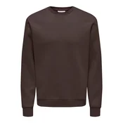 Only & Sons Majica ONSCERES temno rjava