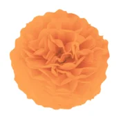 Papirnat pompon – oranžen, 25 cm