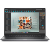 Prenosnik Dell Precision 16 5690, Ultra 7 165H, 32GB, 512GB, Windows 11 Pro, UHD