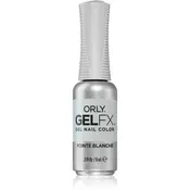 Orly Gelfx Gel gel lak za nohte z uporabo UV/LED lučke odtenek Point Blanche 9 ml