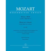 MOZART:MISSA IN C-MOLL KV 427 VOCAL SCORE