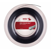 MSV Focus HEX teniška pletenica 200 m črna premer 1,10