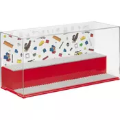 LEGO play and display case Iconic red