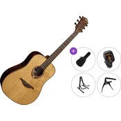 LAG Tramontane 118 T118D Premium SET Natural Akustična kitara