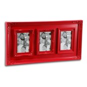 Okvir za fotografije višestruko Crvena (2 x 29 x 57 cm)