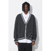 Volnena jopica AMBUSH A Patch Knit Cardigan