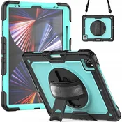 Ohišje za iPad Pro 4/5 12,9 s stojalom in naramnico Turquoise