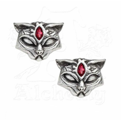Uhani ALCHEMY GOTHIC - Sacred Cat - E406