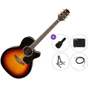 Takamine GN51CE Premium SET Brown Sunburst Elektro-akusticna jumbo