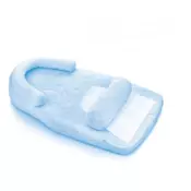 BEBE Ležaljka za bebu plava - ortopedski jastuk za