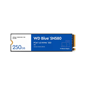WD SSD Blue SN580 500GB / S500G3B0E / NVMe M.2 PCIe Gen4 / Notranji / M.2 2280