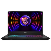 MSI Katana 17 B13UCRK-1426 – 17,3” FHD 144Hz Display, Intel Core i5-13420H, 16GB DDR5 RAM, 512GB SSD, NVIDIA GeForce RTX 3050, FreeDOS
