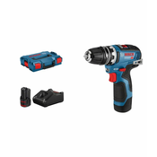 BOSCH GSR 12V-35 FC Akumulatorski vrtalni vijačnik, komplet z nastavkom + L-Boxx
