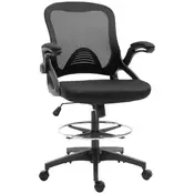 Homestar Pisarna stol 64x60x106-126 cm Črna