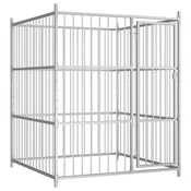 Vidaxl Zunanji pasji boks 150x150x185 cm