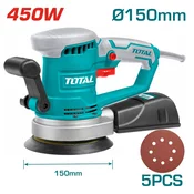 TOTAL Rotaciona brusilica 450W