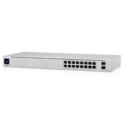UBIQUITI Switch, 18 portova, PoE, 60V, Sivi