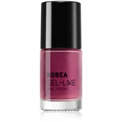 NOBEA Metal lak za nohte z gel učinkom odtenek Pearl cherry #N55 6 ml