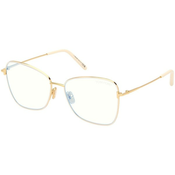 Tom Ford FT5906-B 025 ONE SIZE (55) Bež/Kristalna