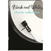 Bilježnica Black&White - Classics, A4, 60 listova, široki redovi, asortiman
