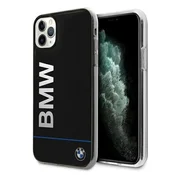 shumee BMW BMHCN58PCUBBK ovitek za iPhone 11 Pro 5.8 črn/črn trdi ovitek z logotipom in podpisom