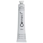 Boja tempera 30ml aluminijska tuba Connect bijela